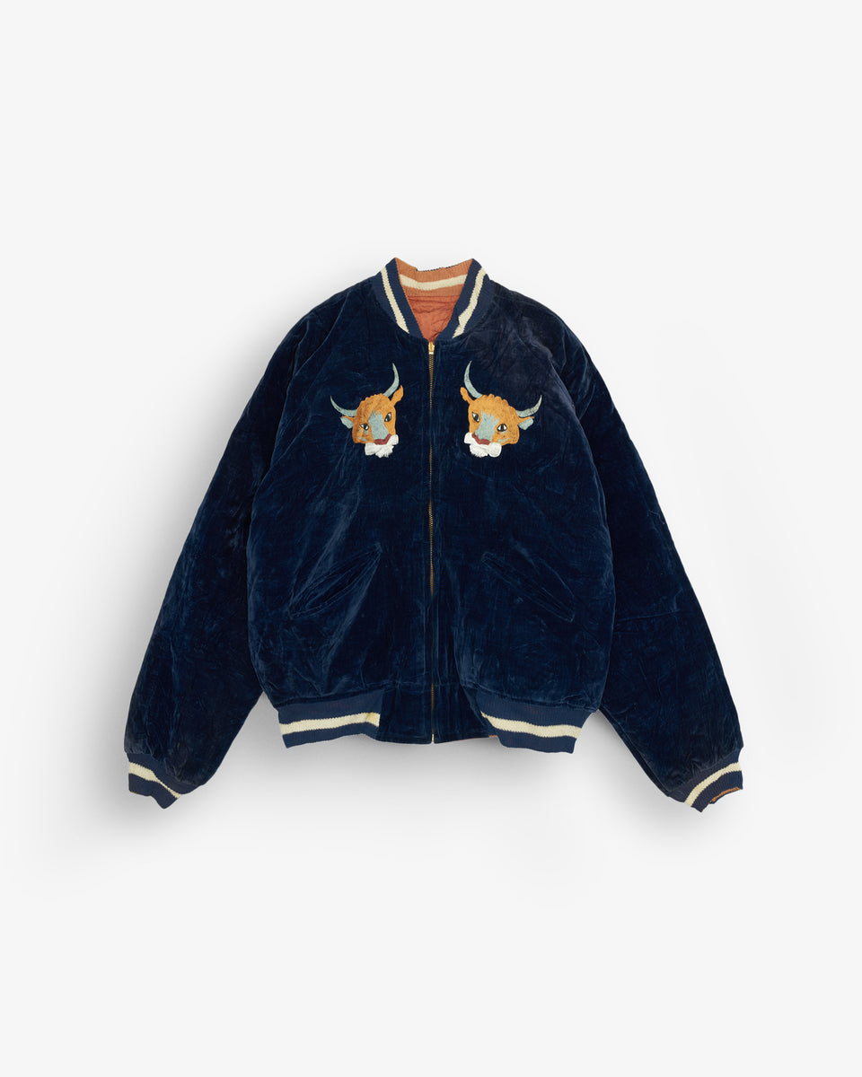 1950-60'S SOUVENIR JACKET BULL – FRONT 11201