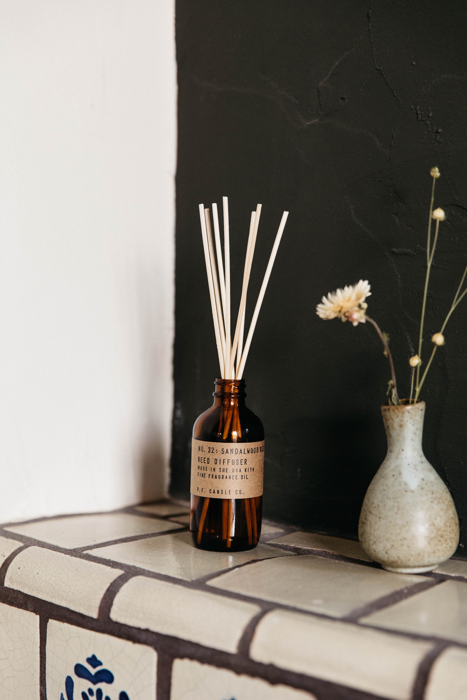 P.F.Candle Co. Reed Diffuser #32 SANDALWOOD ROSE