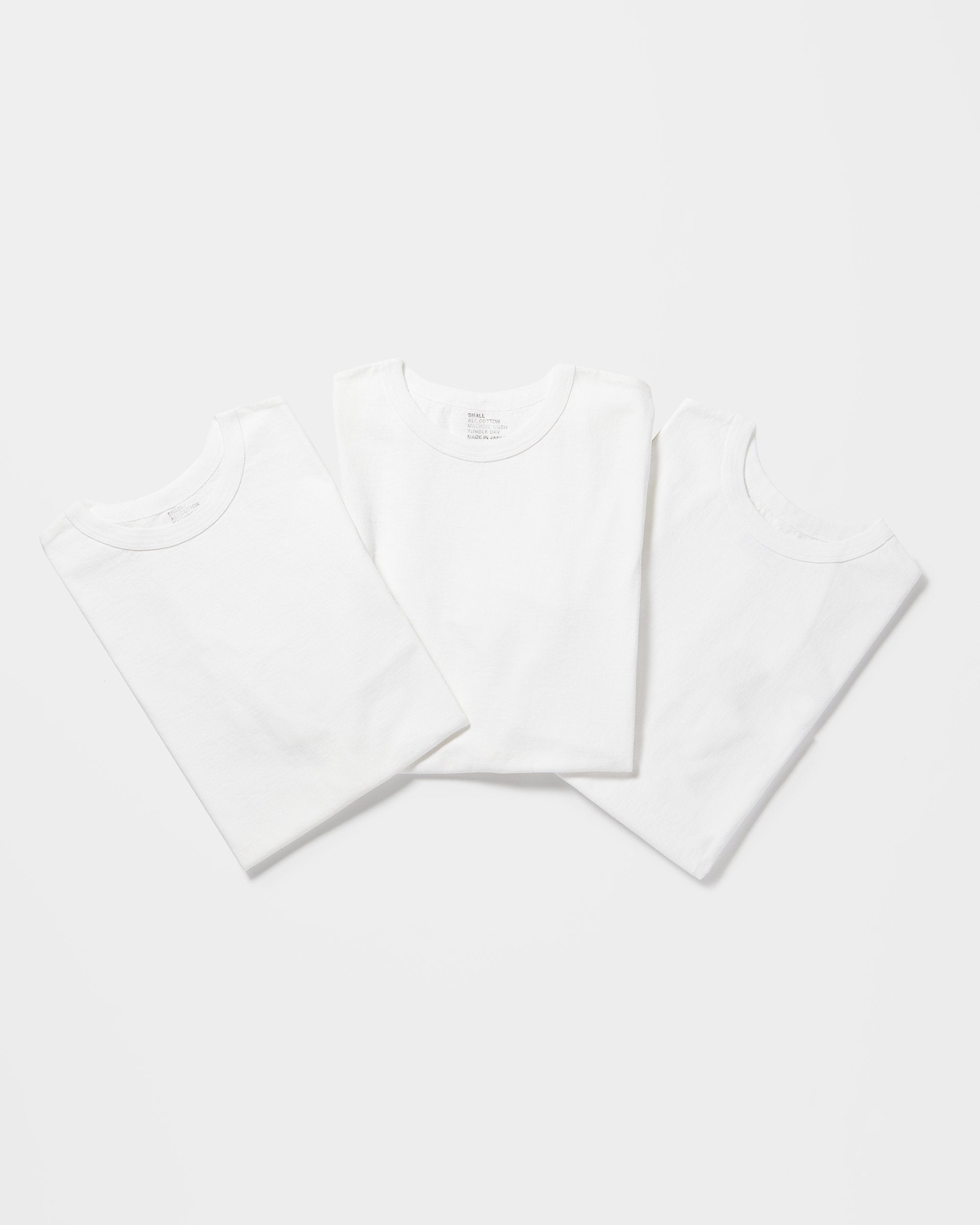 3-Pack Heavyweight No-Pocket T-shirts White