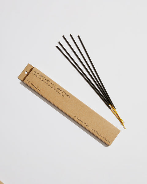 P.F. Candle Co. Incense Sticks / No.11 Amber & Moss – FRONT 11201