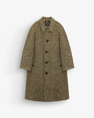 1950'S Made In England Burberrys Irish Tweed Coat