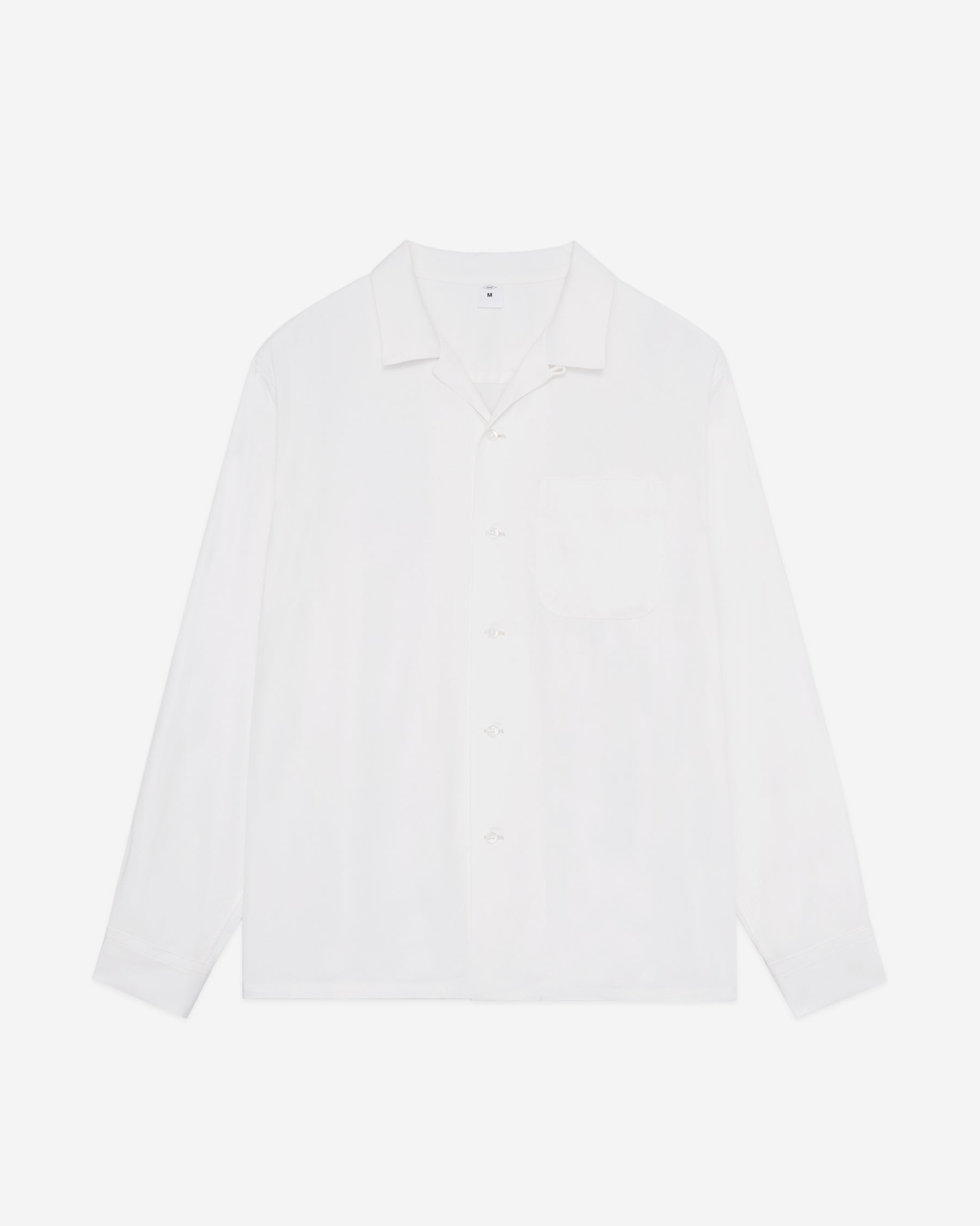 FRONT 11201 Original White Open Collar Rayon Shirt Made in Japan