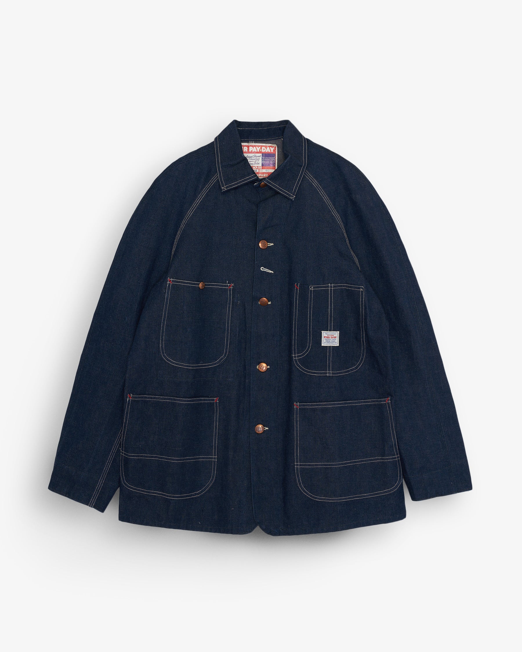 1940-50'S SUPRE PAYDAY COVERALL JACKET – FRONT 11201