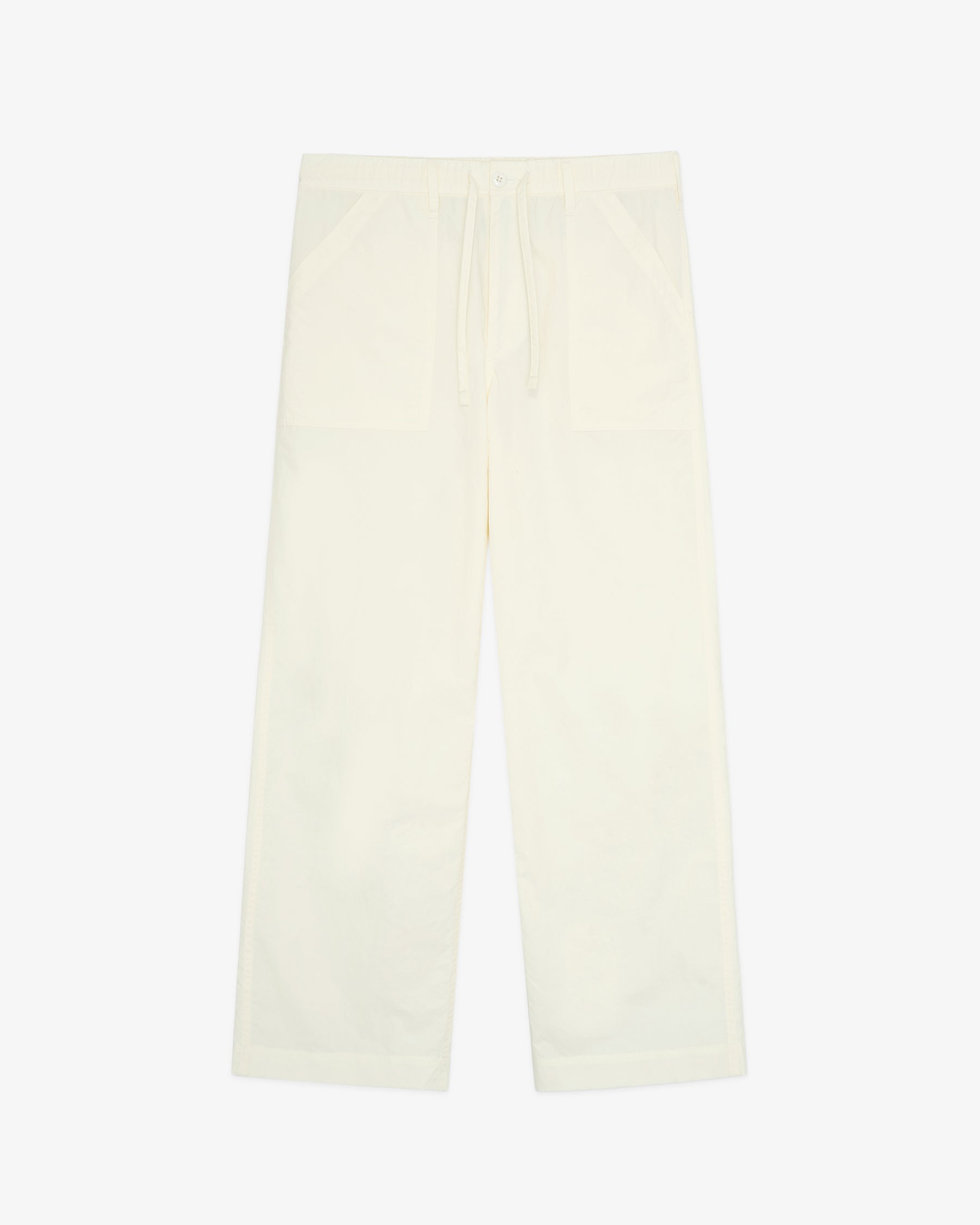 Nylon Easy Fatigue Pants/ White