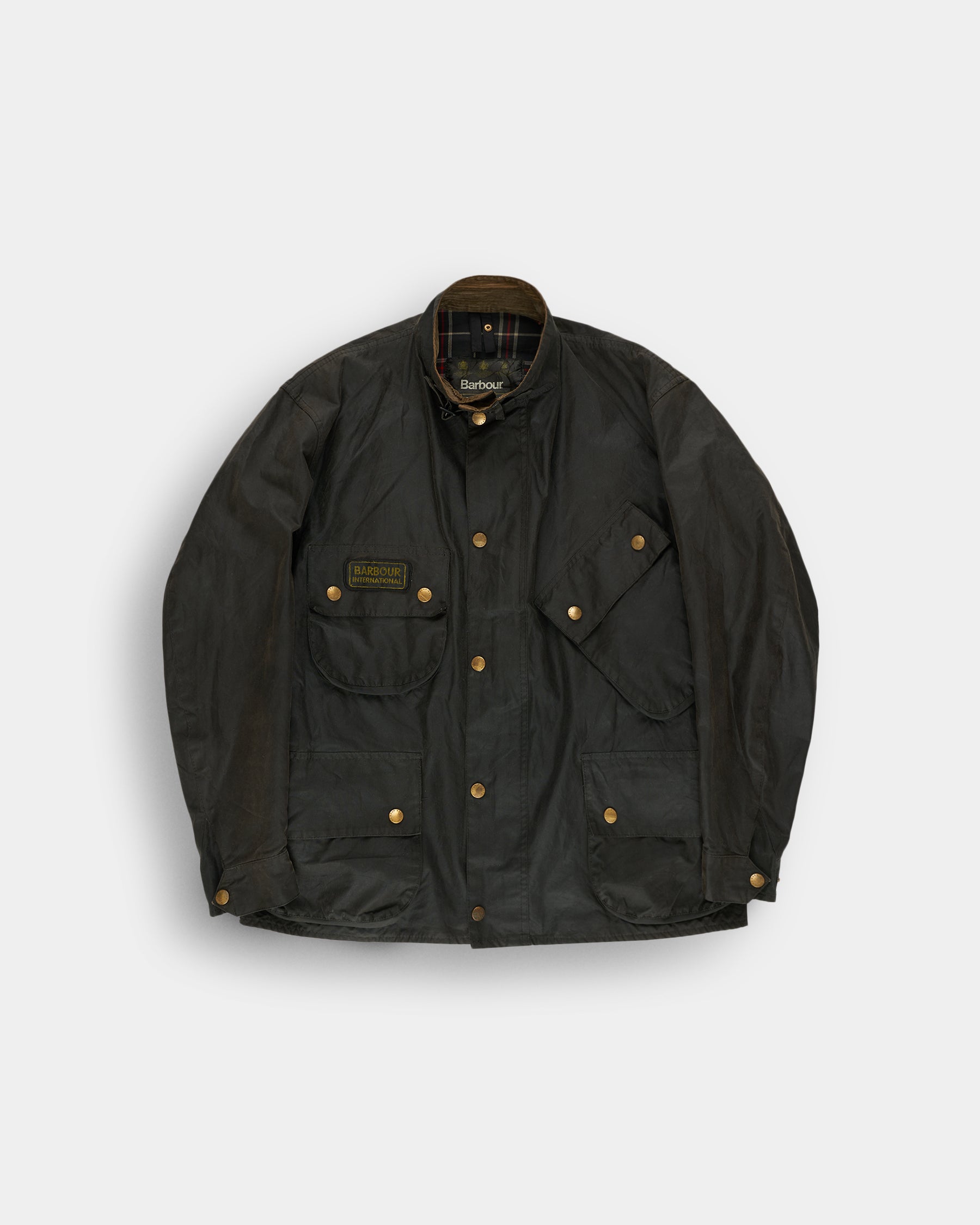 Vintage Barbour International Oild Jacket Made in England