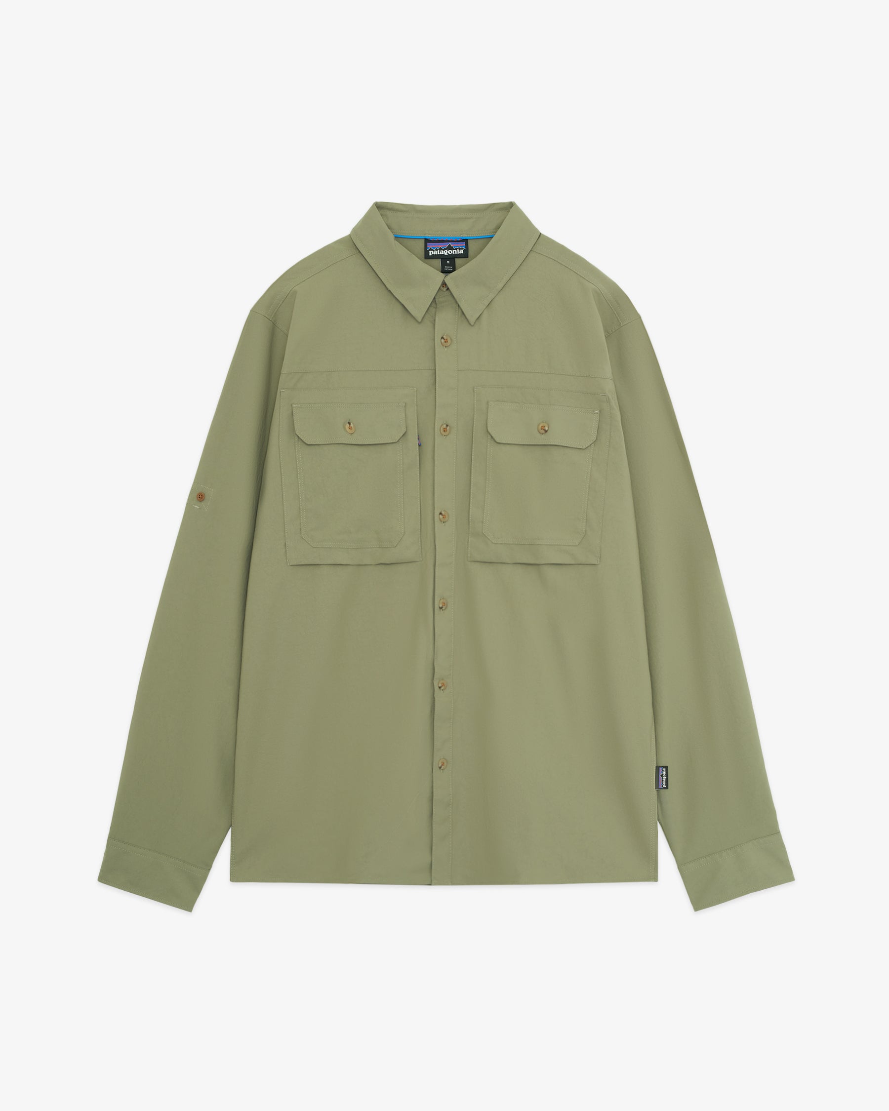 Patagonia Men's Self Guided Sun Shirt / River Rock Green