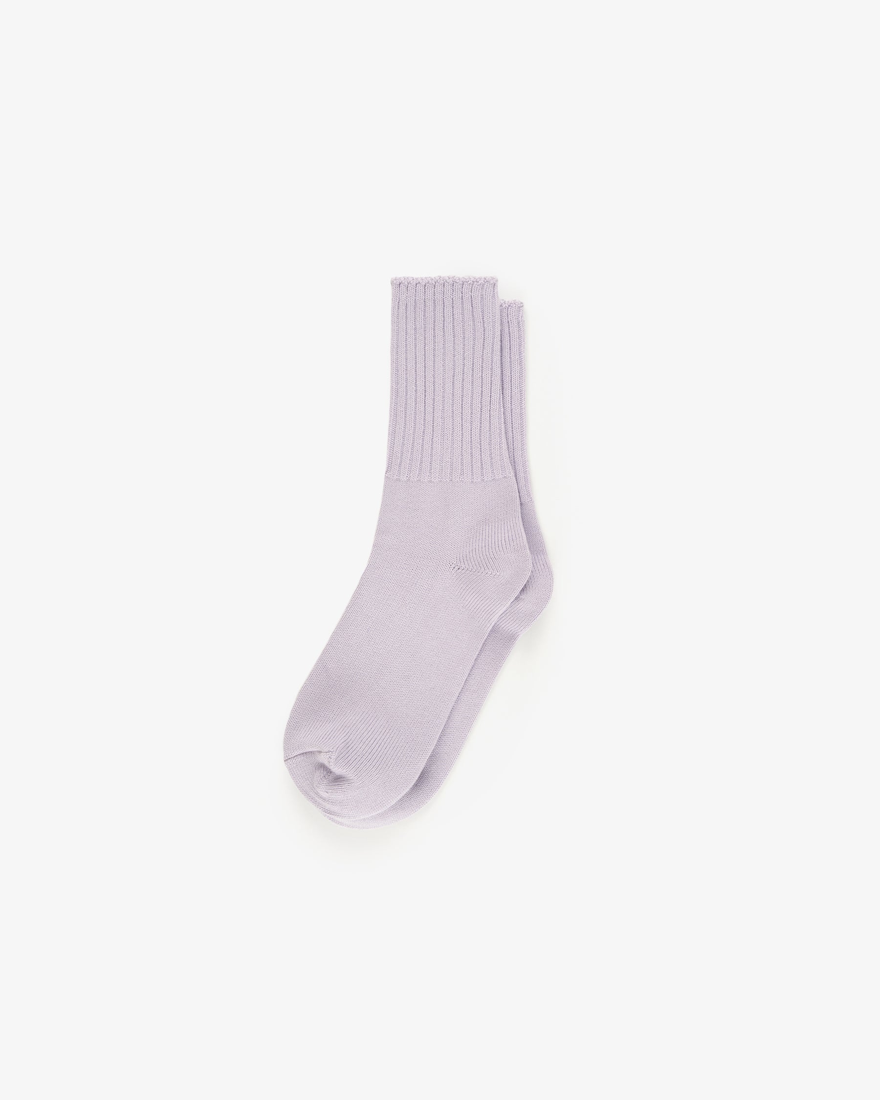 Basic Rib Socks / Puple