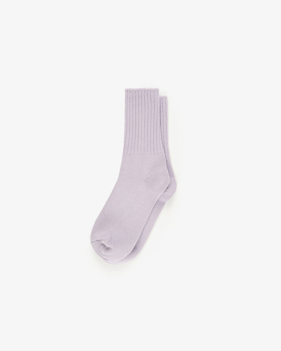Basic Rib Socks / Puple