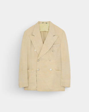 Mark Twain Linen Double Breasted Tailored Jacket