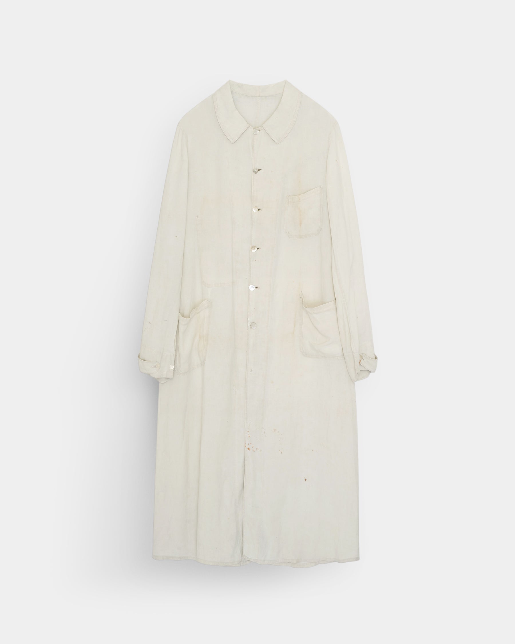 1920-30'S White Linen Coat