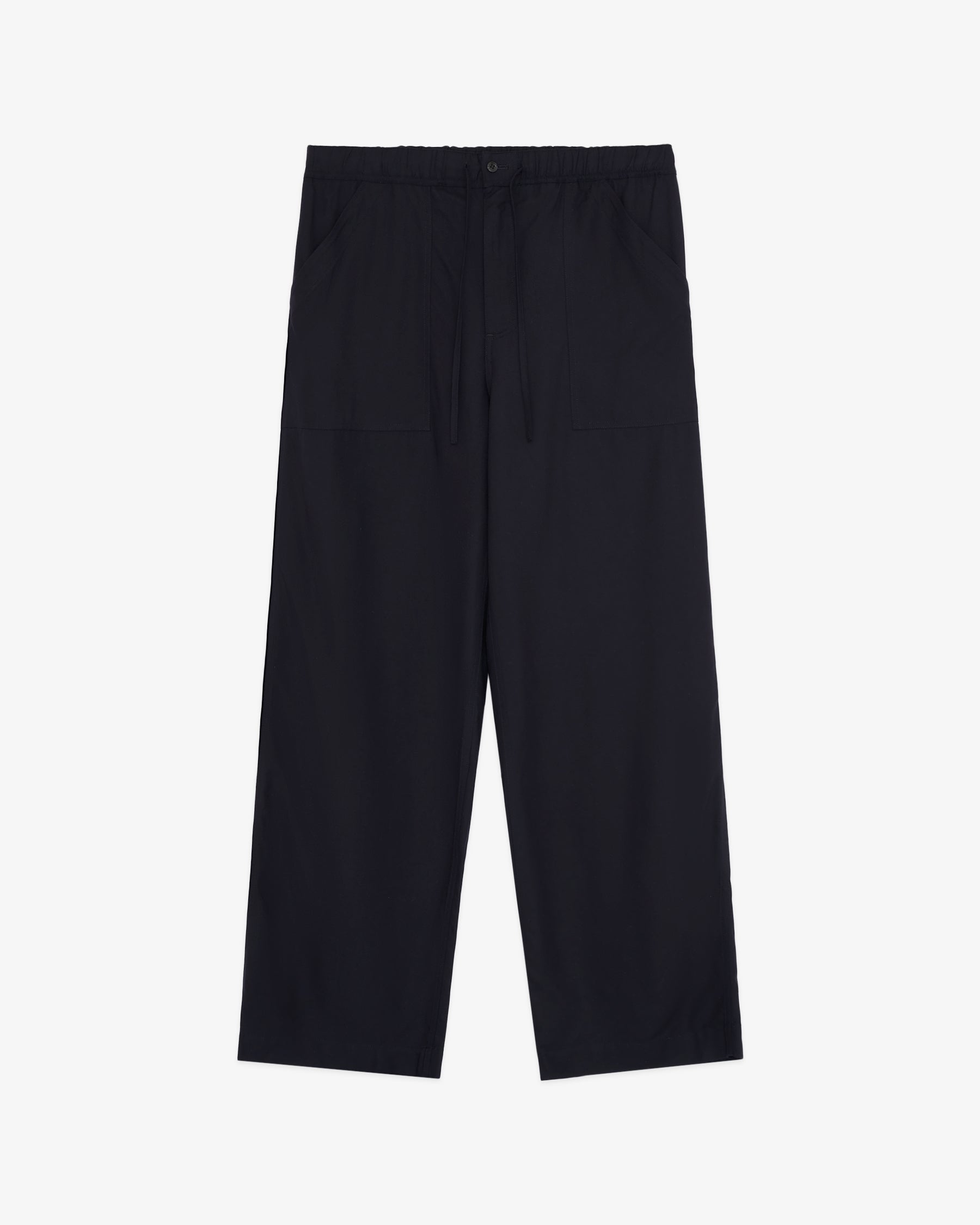 Easy Fatigue Pants/ Navy Rayon Gabardine