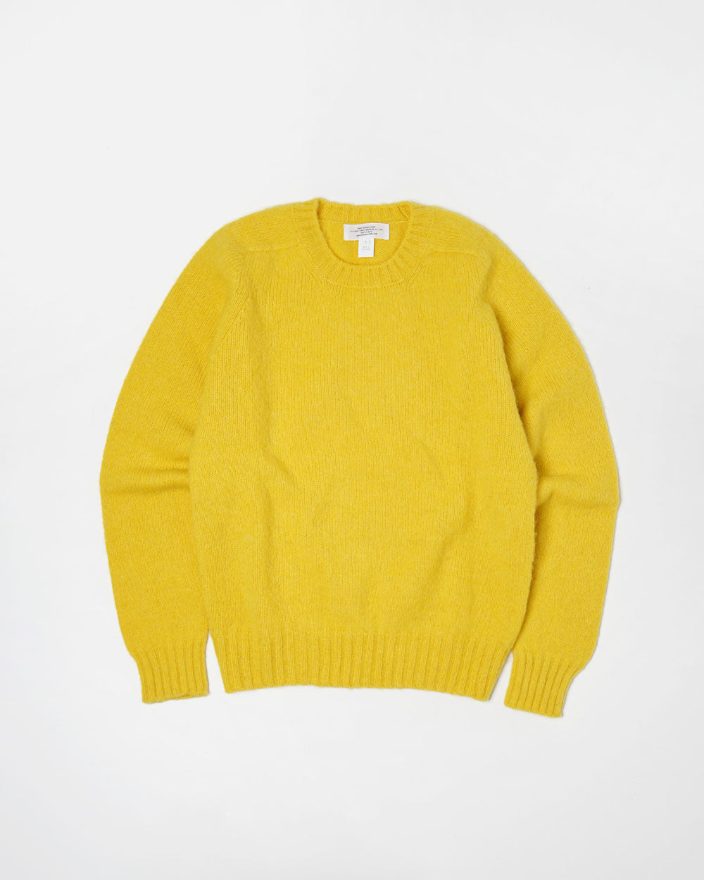 FGS Originals Shetland Shaggy Dog Wool Sweater   (Yellow)