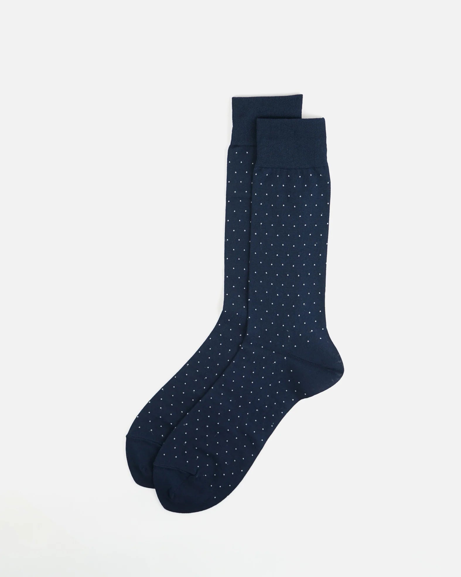 Polka Dot Socks/ Navy