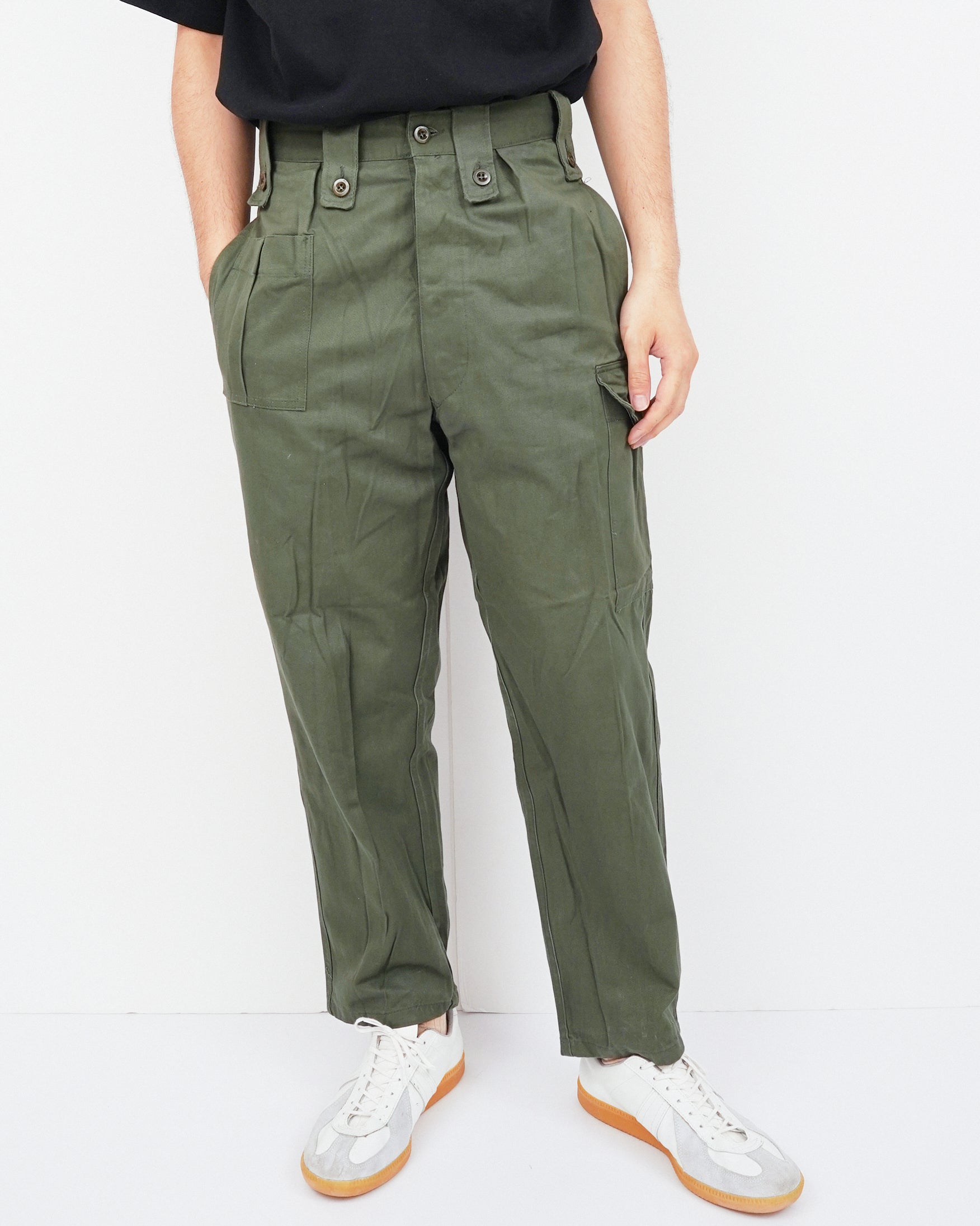 70s ARMY MILITARY TROUSERS 80/74