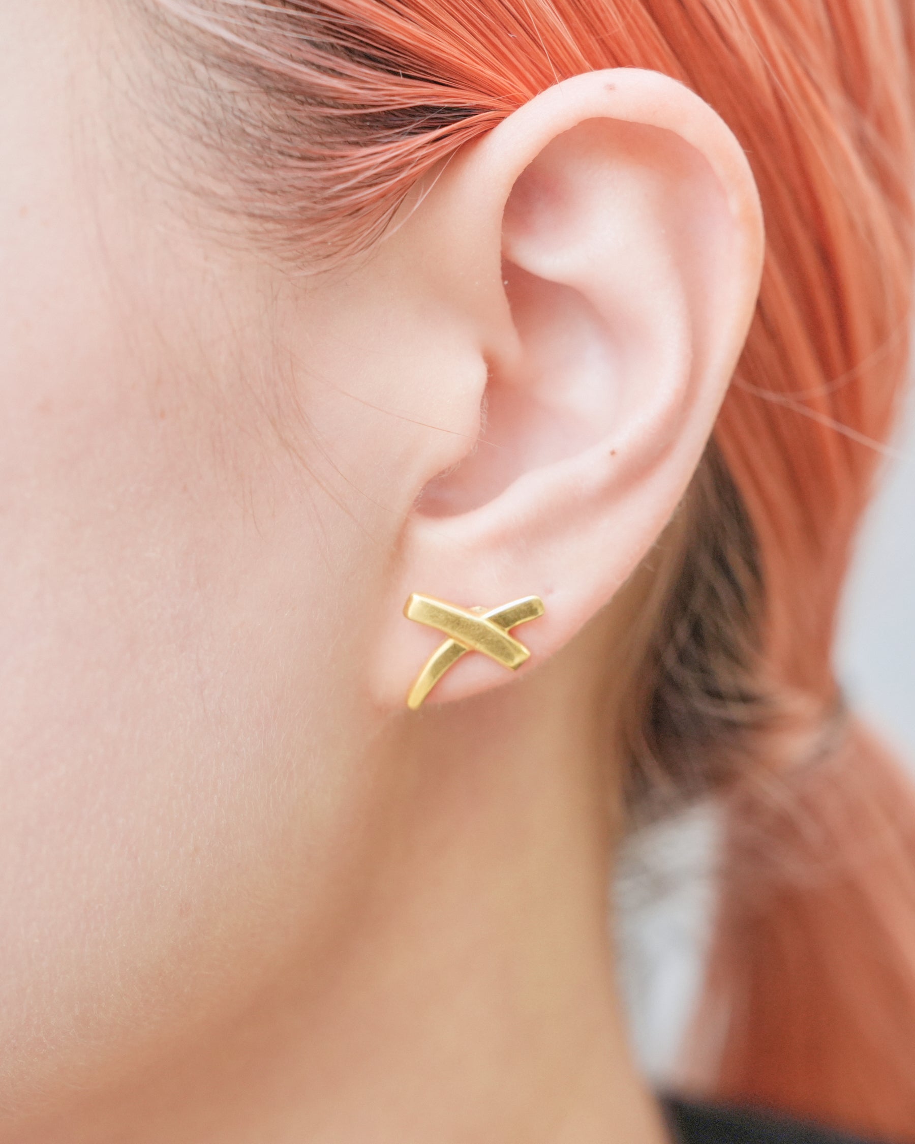 18k Gold Earring