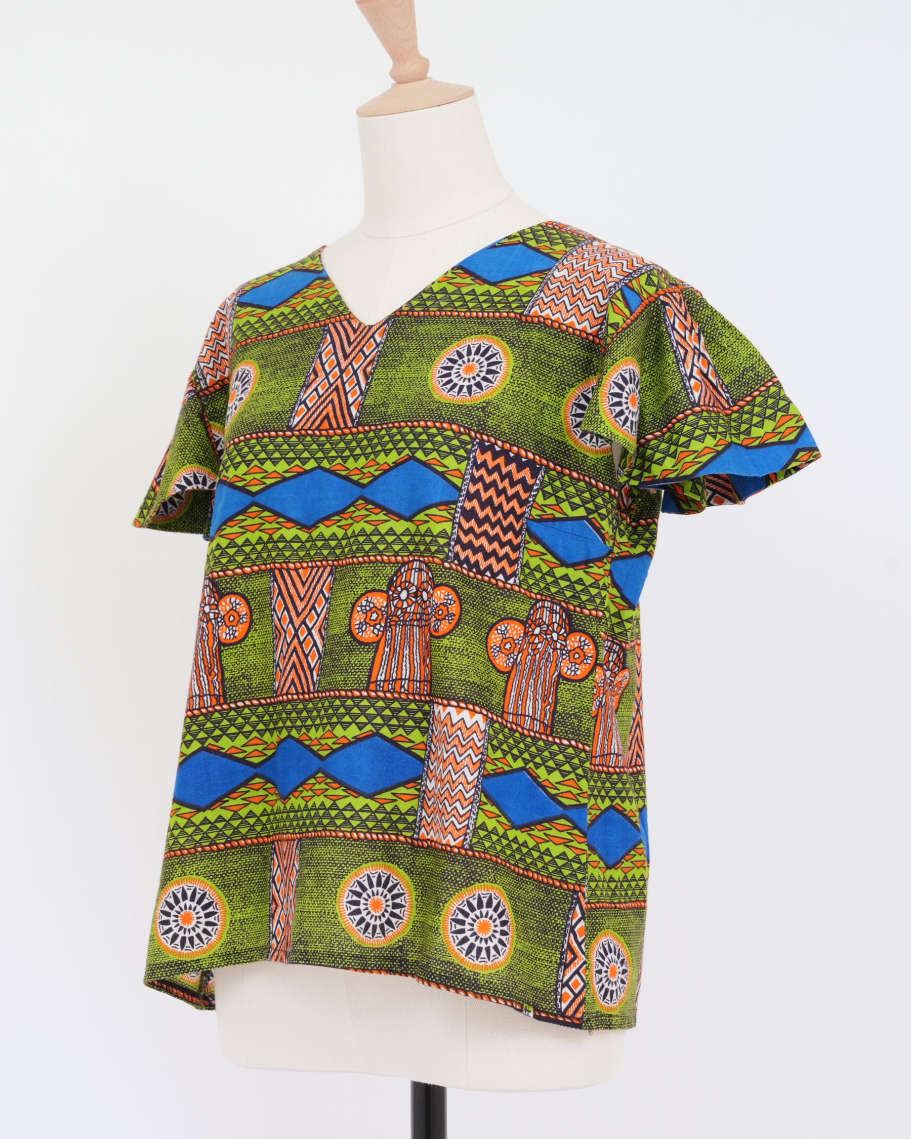 African Patterned Top