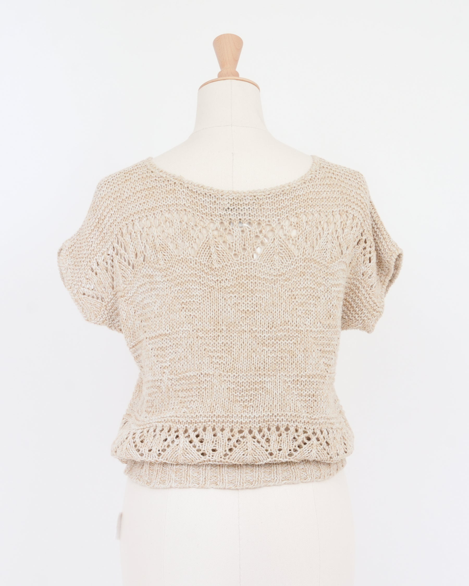 Linen Cotton Knitted Top