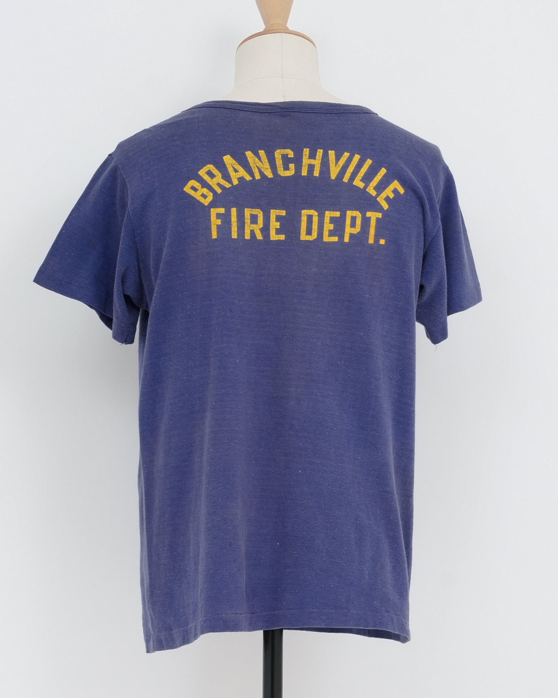 1950's〜60's BRANCHVILLE FIRE DEPT Printed T-shirt