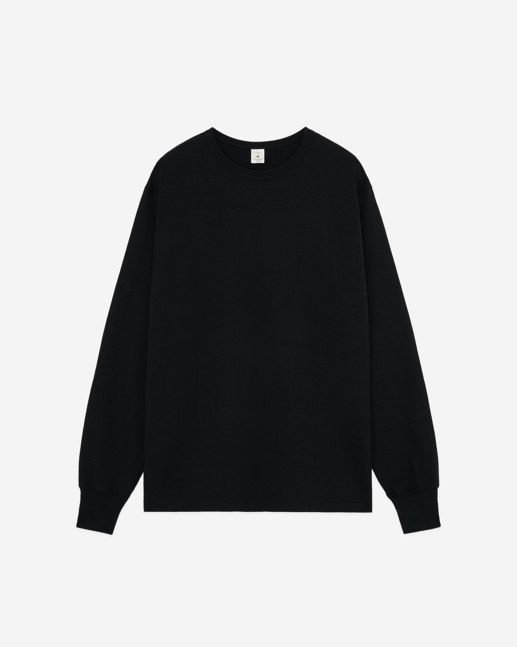 Heavy-weight No-Pocket Long Sleeve T-shirts Black – FRONT 11201 Heavy-weight No-Pocket Long Sleeve T-shirts Black – FRONT 11201