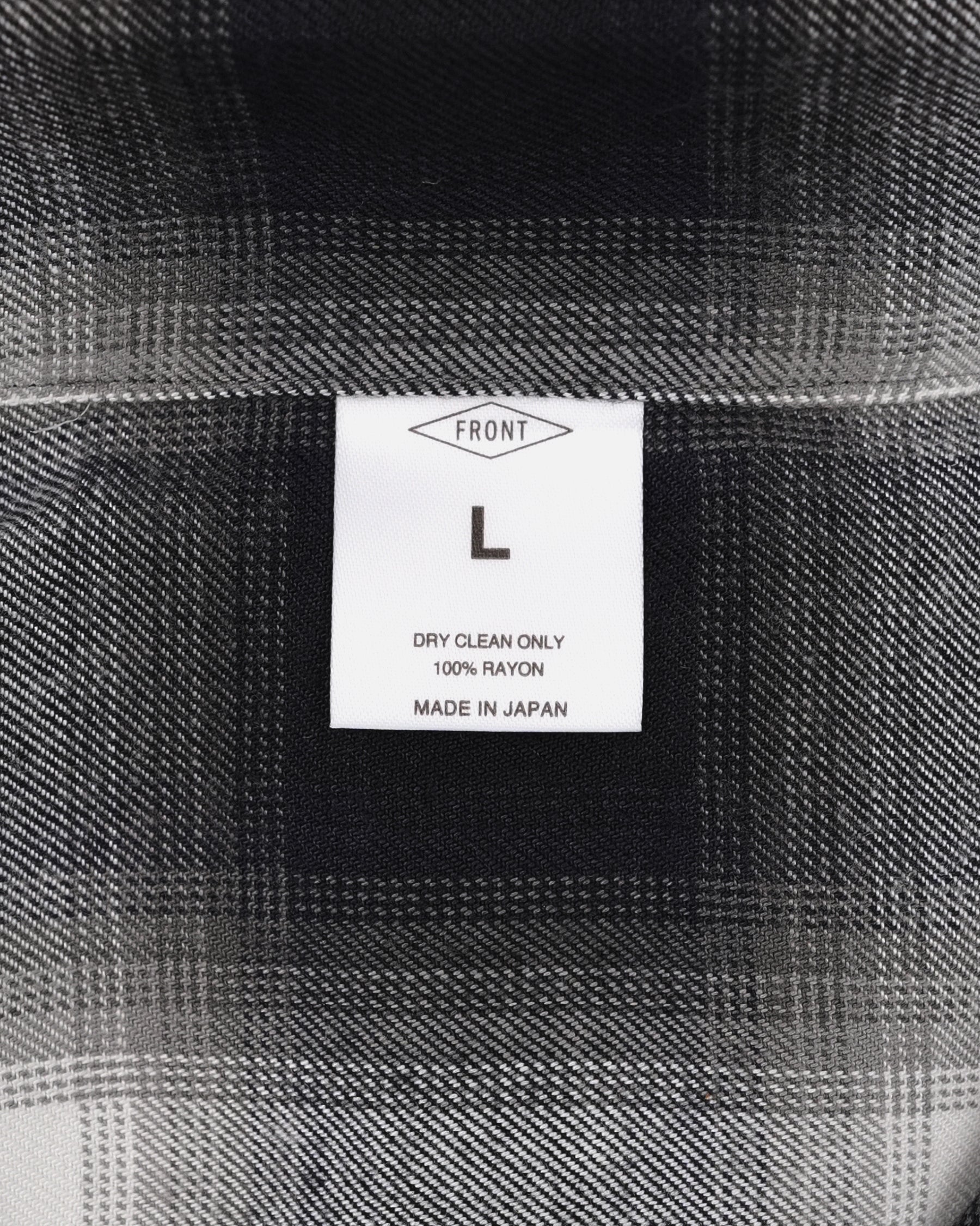 FRONT 11201 Original Ombre Check Shirt Made in Japan