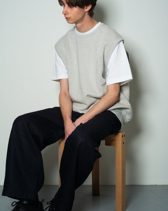 Sweat Crew Neck Vest
