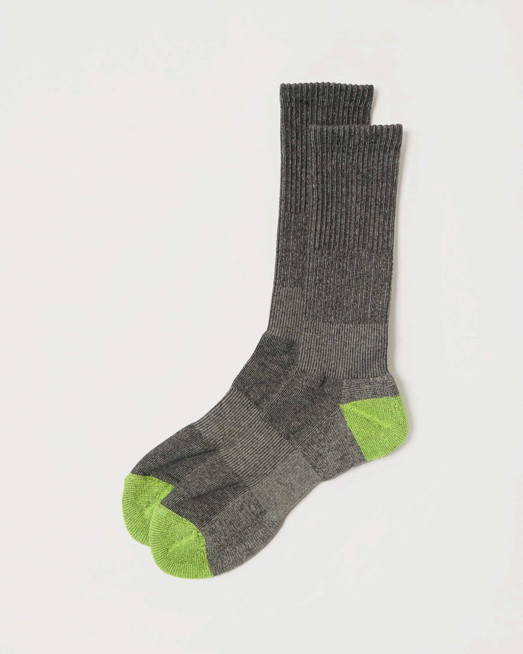 Plating Pile Crew Socks / Green