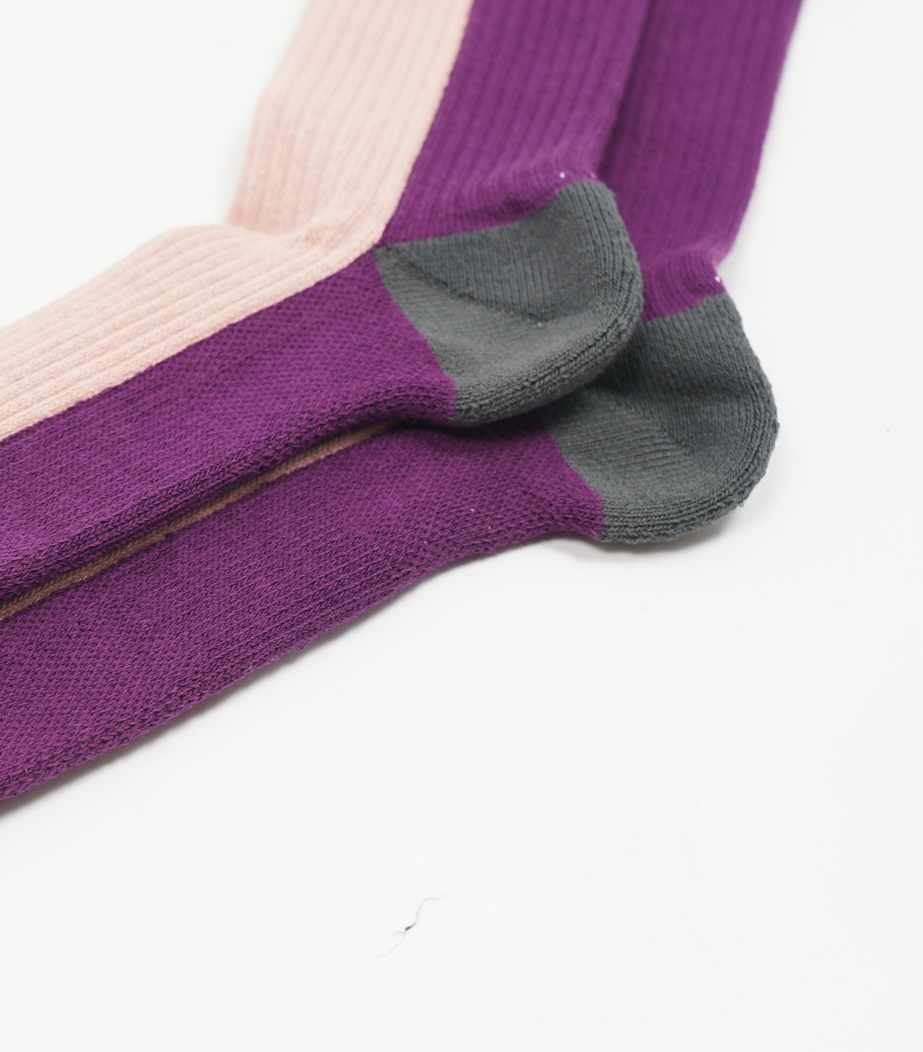 Multi-colored Socks / Pink × Purple
