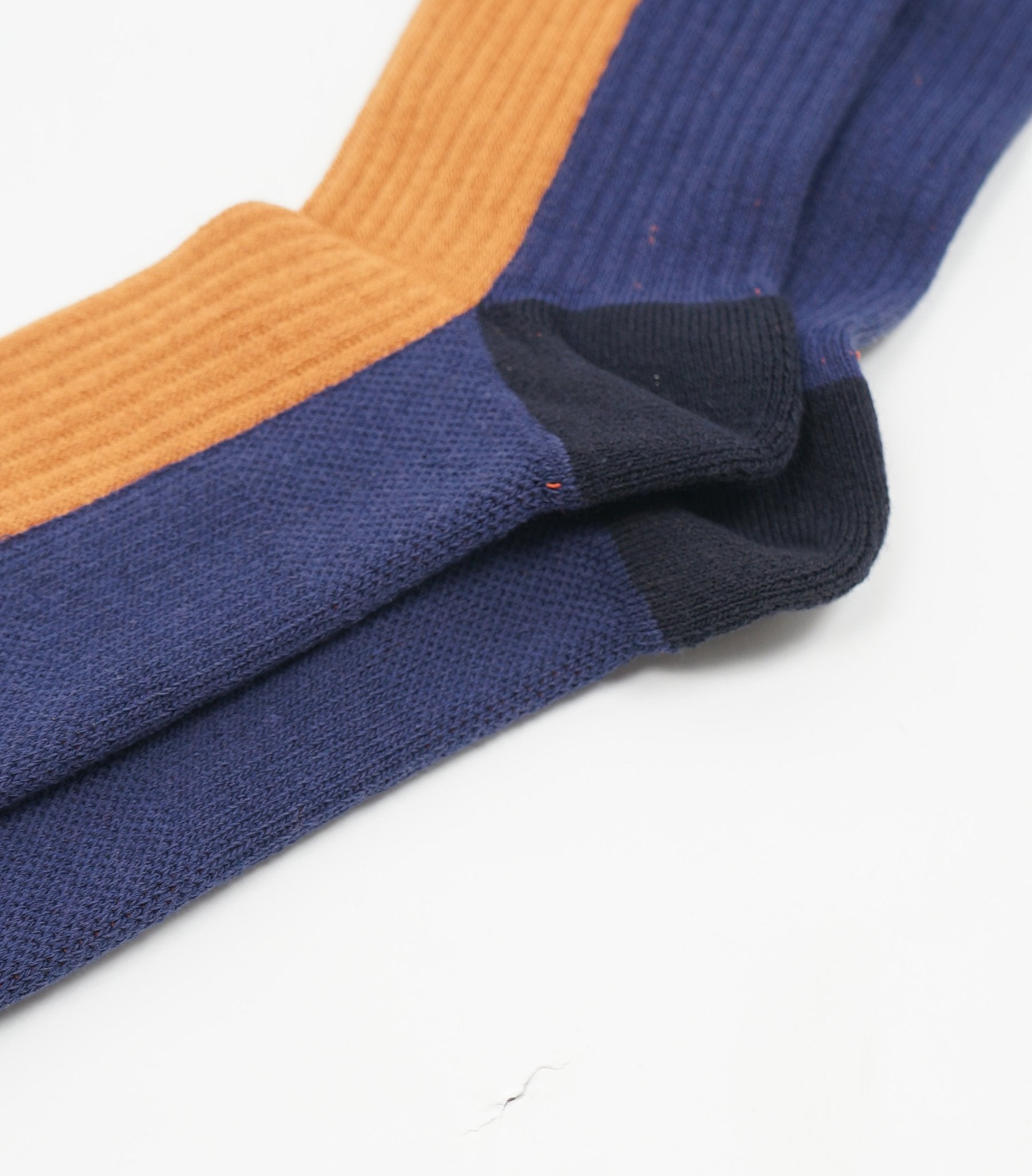 Multi-colored Socks / Yellow × Navy