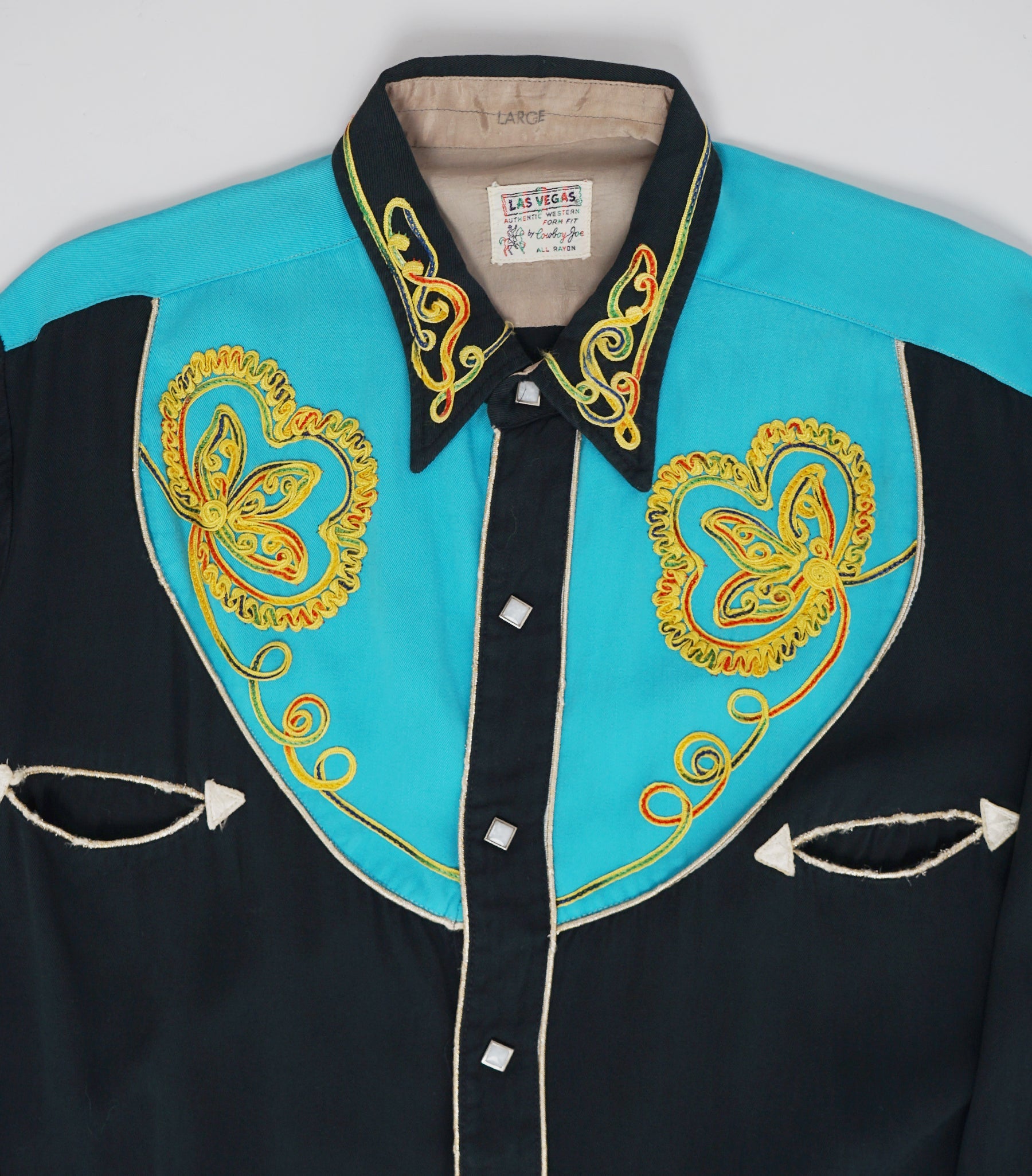 1950's Embroidered Western Shirt