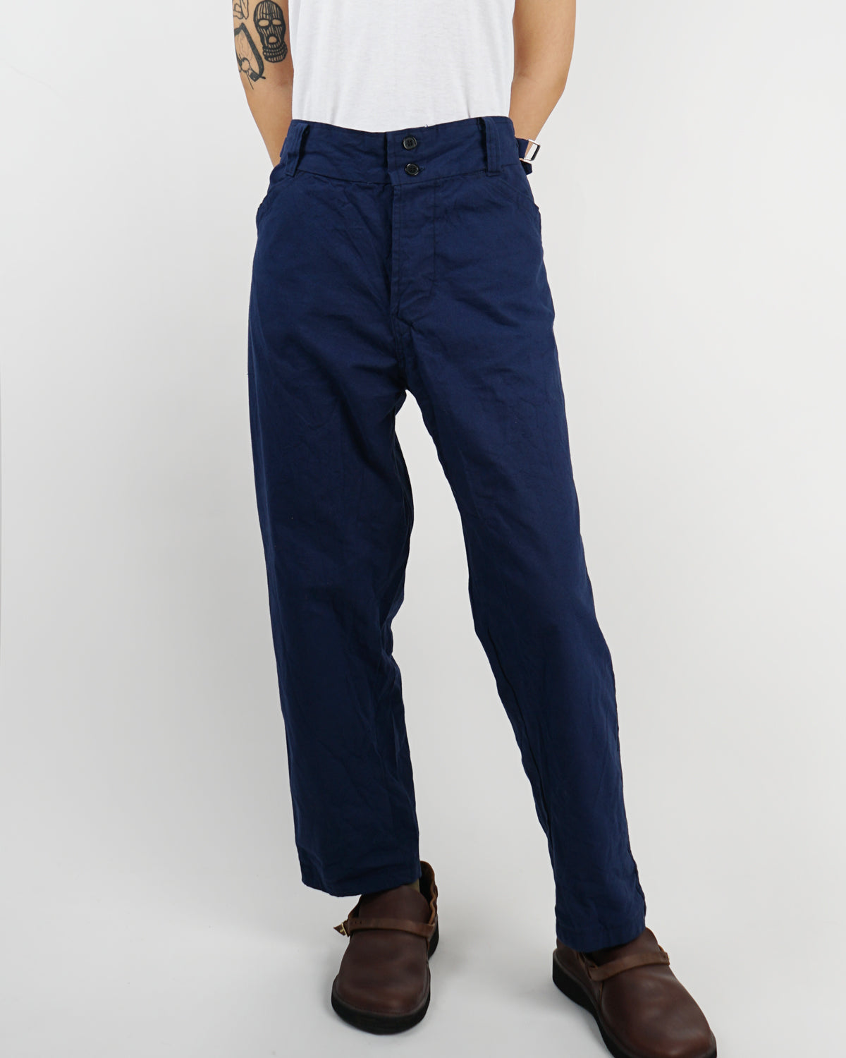 French China Work Pants / Navy