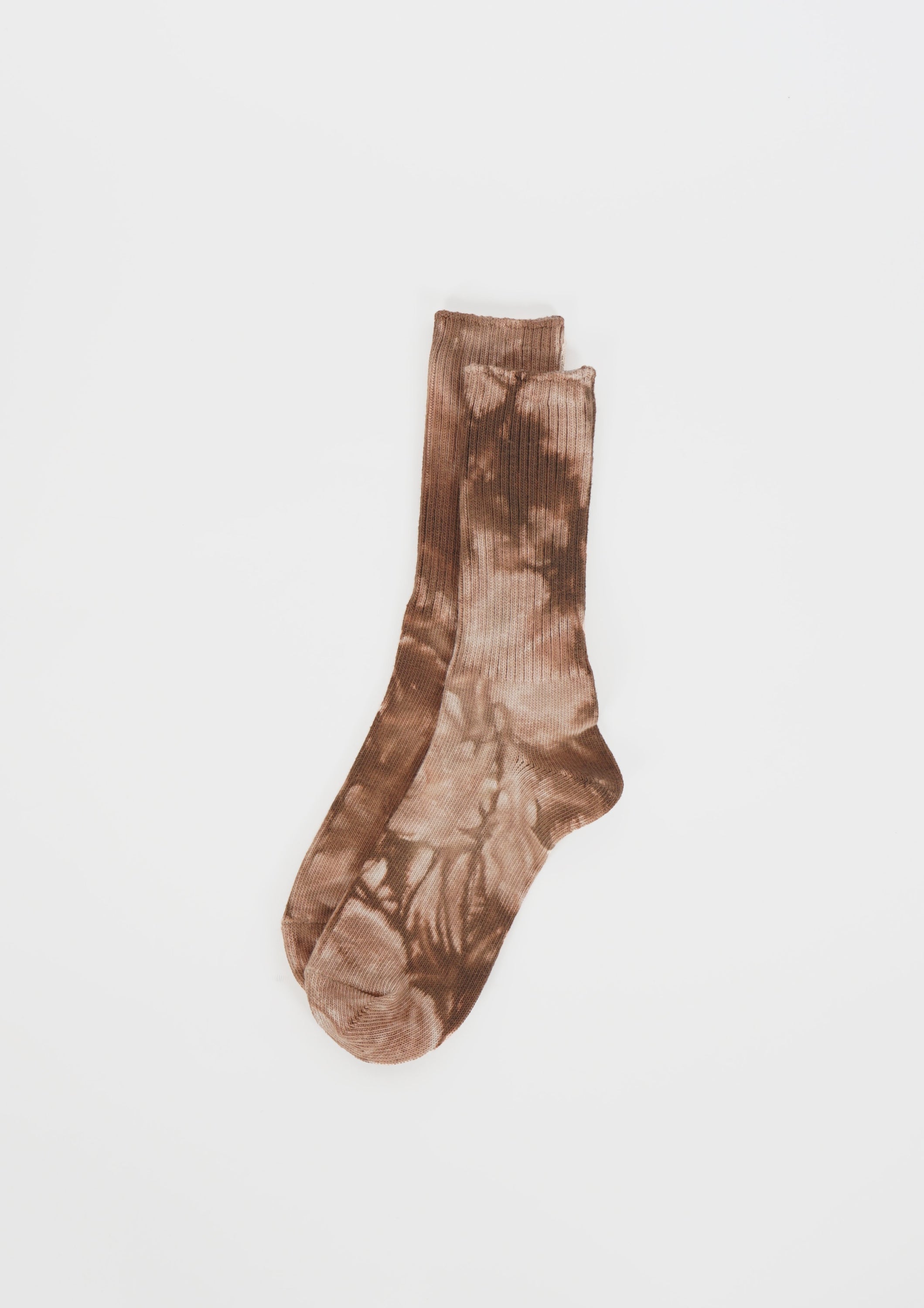 Tie Dye Socks / Brown